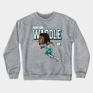 Jaylen Waddle Miami Cartoon Crewneck Sweatshirt